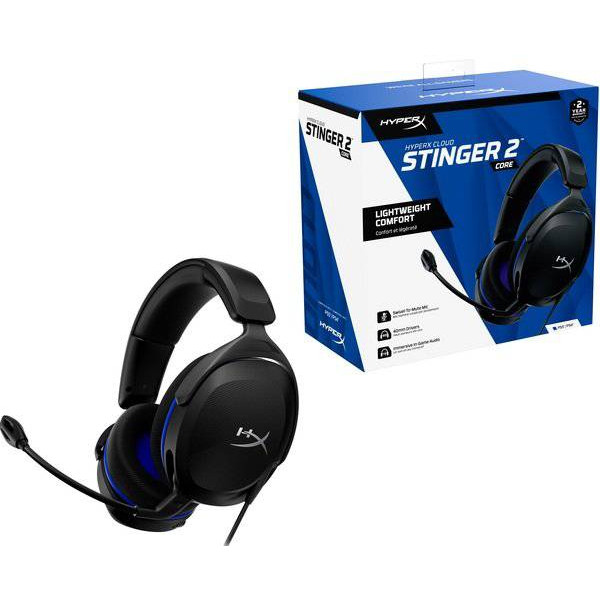 Фото - Гарнітура дротова ігрова HyperX Cloud Stinger 2 Core PS5/PS4 mini-jack (6H9B6AA)