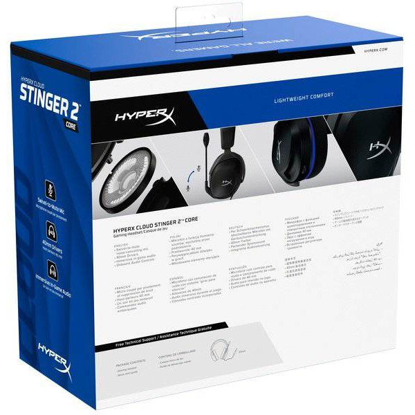 Фото - Гарнітура дротова ігрова HyperX Cloud Stinger 2 Core PS5/PS4 mini-jack (6H9B6AA)