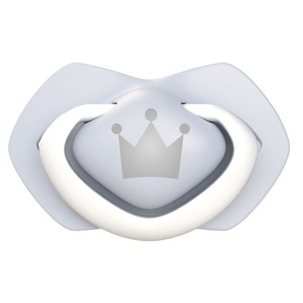 Фото - Симетрична пустушка Canpol babies ROYAL BABY 6-18 міс 2 шт. блакитна (22/651_blu)