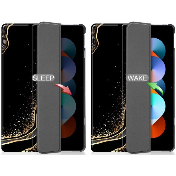 Фото - Чохол для планшета BeCover Smart Case for Apple iPad Air 11" M4 2026 Black Abstraction (715204)