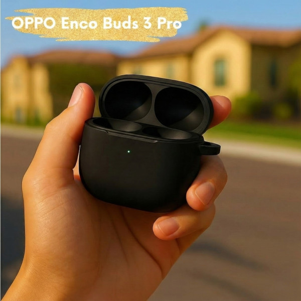 Фото - Чехол для наушников BeCover Silicon for OPPO Enco Buds 3 Pro Black (714837)