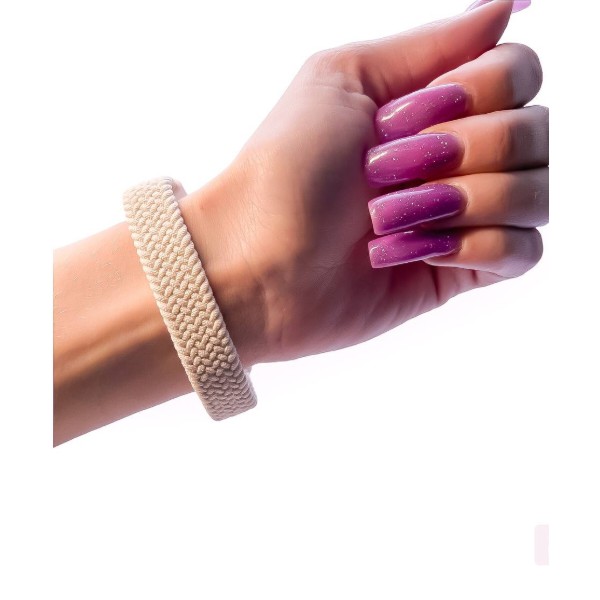 Фото - Ремінець для фітнес-браслету BeCover Elastic Nylon Style for Xiaomi Mi Smart Band 5 / Mi Smart Band 6 (Size M) Beige (710495)