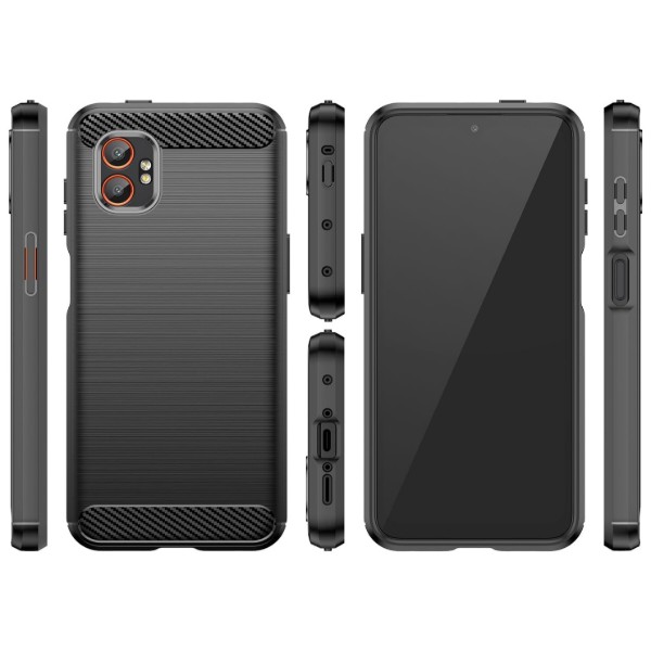 Фото - Чехол для смартфона BeCover Carbon Series for Samsung Galaxy XCover7 Pro SM-G766B Black (713559)