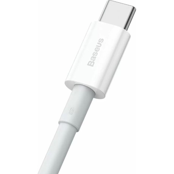 Фото - Кабель Baseus Superior Fast Charging USB-USB-C 1m White (CATYS-02)