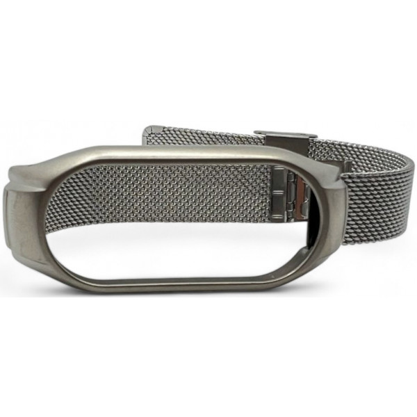 Фото - Ремінець для фітнес-браслета BeCover Metal for Xiaomi Mi Smart Band 9 Silver (711979)