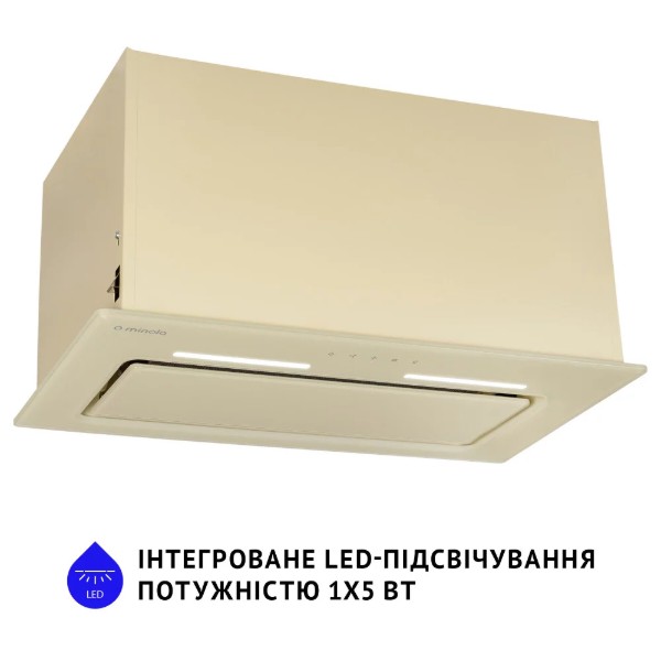 Фото - Вытяжка встраиваемая Minola HBI 6873 IV GLASS 1200 LED Line