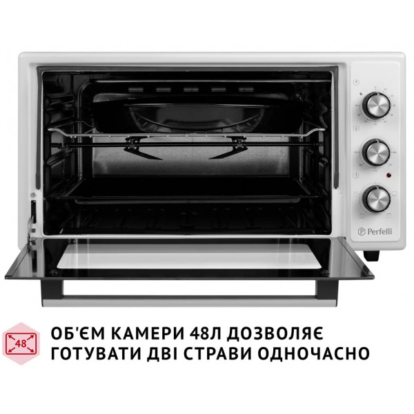 Фото - Печь электрическая Perfelli MIRAGE 48 WHITE