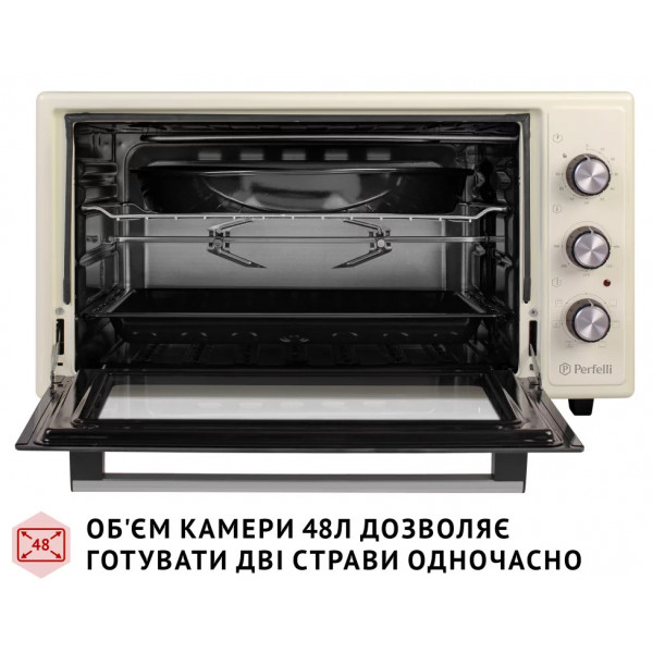 Фото - Піч електрична Perfelli SIERRA 48 IVORY