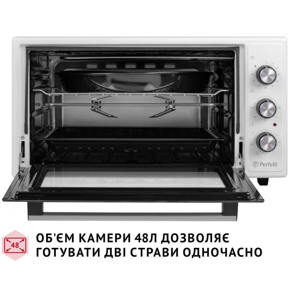 Фото - Піч електрична Perfelli SIERRA 48 WHITE