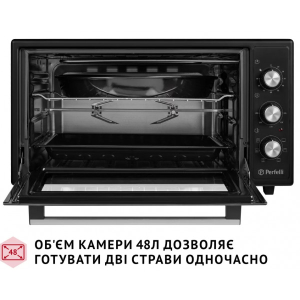 Фото - Печь электрическая Perfelli SIERRA 48 BLACK