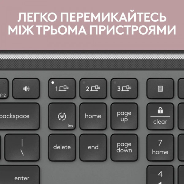 Фото - Клавіатура + миша бездротова Logitech Signature Slim Combo MK950 Graphite (920-012490)