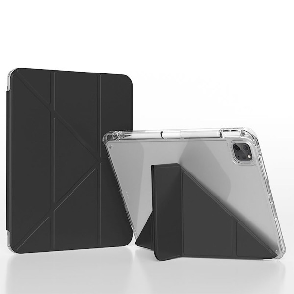Фото - Чехол для планшета BeCover Ultra Slim Origami Transparent for Apple iPad Pro 11" M5 2025 Black (715954)