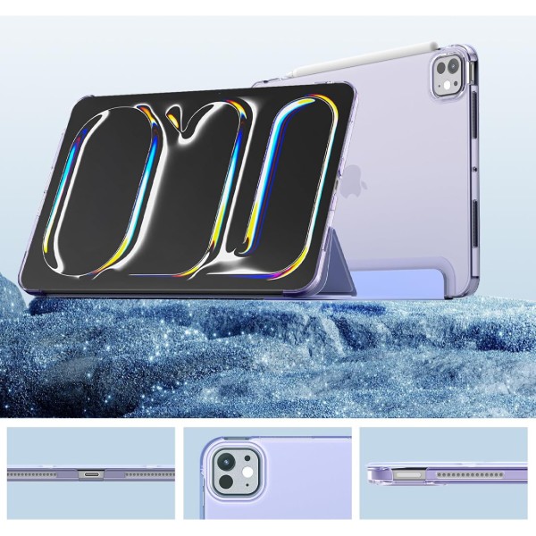 Фото - Чехол для планшета BeCover Tri Fold Hard for Apple iPad Pro 11" M5 2025 Purple (715998)