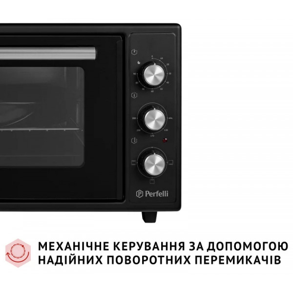 Фото - Печь электрическая Perfelli CLASSIC 37 BLACK