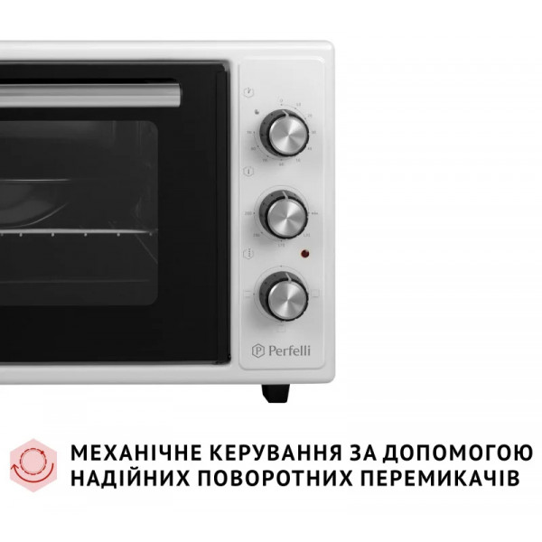 Фото - Печь электрическая Perfelli CLASSIC 37 WHITE