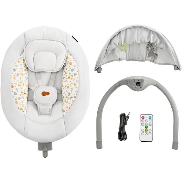 Фото - Кресло-качалка Kinderkraft Lumi 2 Light Grey (KBLUMI02LGR0000)