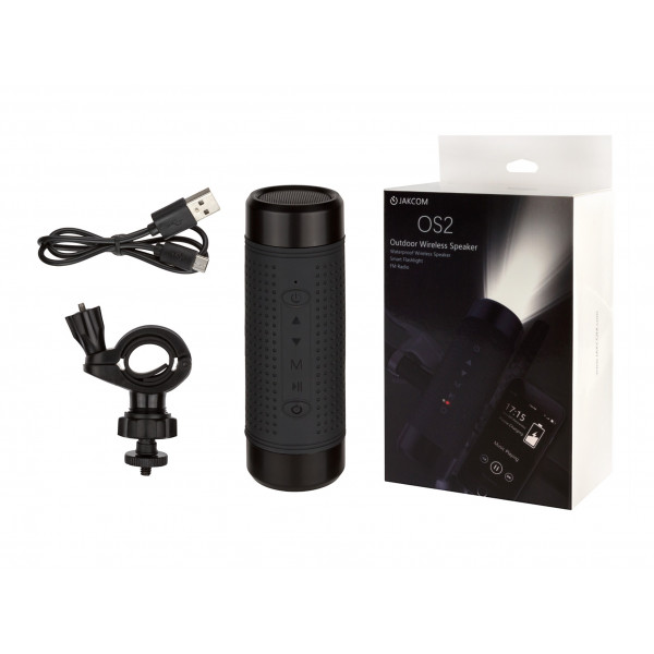 Фото - Портативна акустика Jakcom OS2 bicycle headlamp & power bank 5200 mAh Black (jkmkpbos2b)