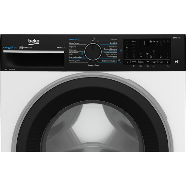 Фото - Комплект техники Beko Стиральная машина с фронтальной загрузкой + Сушильная машина Beko B5WFU69415WPBB + B5T69233