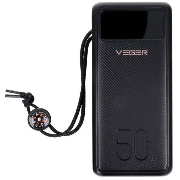 Фото - Батарея мобільна Veger 50000mAh W5001 Black