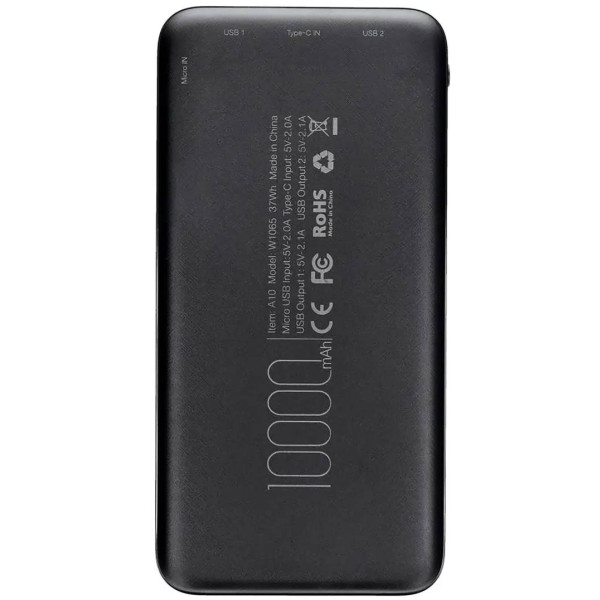 Фото - Батарея мобільна Veger 10000mAh W1065 Black