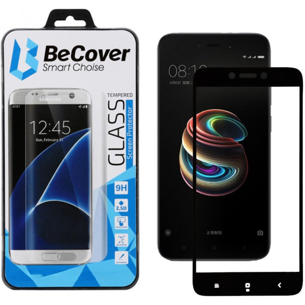 Фото - Захисне скло для смартфону BeCover Xiaomi Redmi 5A Black (701711)