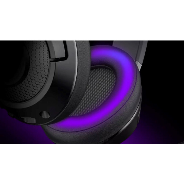 Фото - Гарнітура бездротова ігрова Lorgar Noah 702 Black (LRG-GHS702)