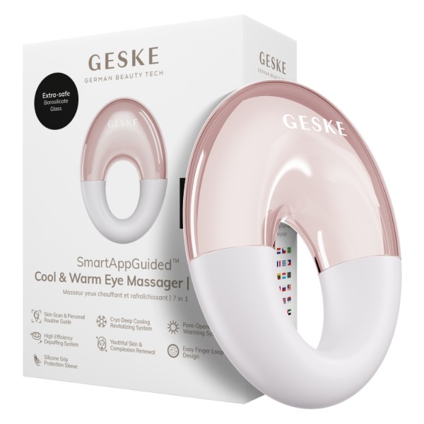 Фото - Массажер для глаз GESKE Cool & Warm Eye Massager 7 в 1 пудровый( GK000702SL01)