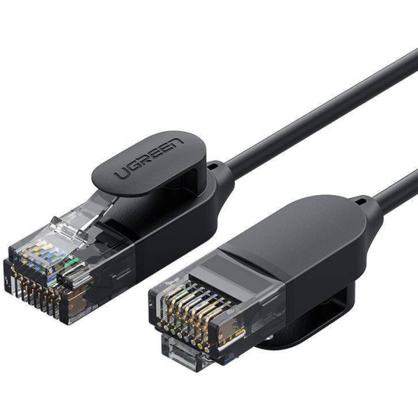 Фото - Кабель патч-корд UGREEN NW122 CAT 6A Pure Copper Ethernet Cable OD2.8 1.5m Black (70333)