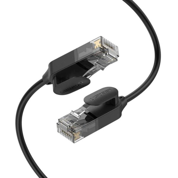 Фото - Кабель патч-корд UGREEN NW122 CAT 6A Pure Copper Ethernet Cable OD2.8 1.5m Black (70333)
