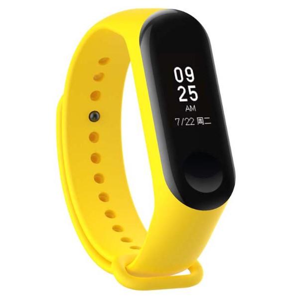 Фото - Ремешок для фитнес-браслета BeCover for Xiaomi Mi Band 4/3 Yellow (704130)