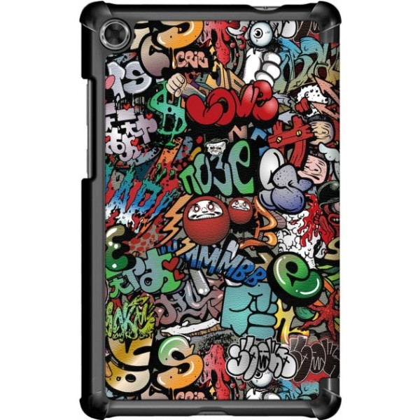 Фото - Чохол для планшету BeCover Smart Case Lenovo Tab M8 TB-8505 Graffiti (705026)