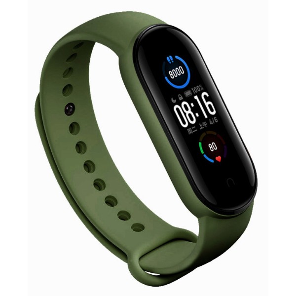 Фото - Ремешок для фитнес-браслета BeCover for Xiaomi Mi Smart Band 5 Khaki (705068)