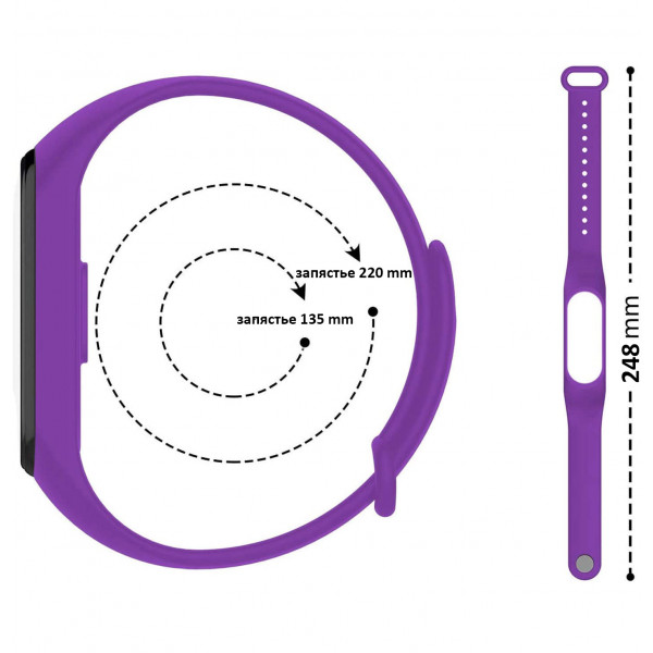 Фото - Ремінець для фітнес-браслету BeCover for Xiaomi Mi Smart Band 5 Gray (705066)