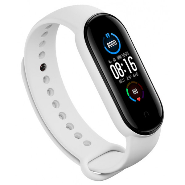Фото - Ремінець для фітнес-браслету BeCover for Xiaomi Mi Smart Band 5 White (705072)
