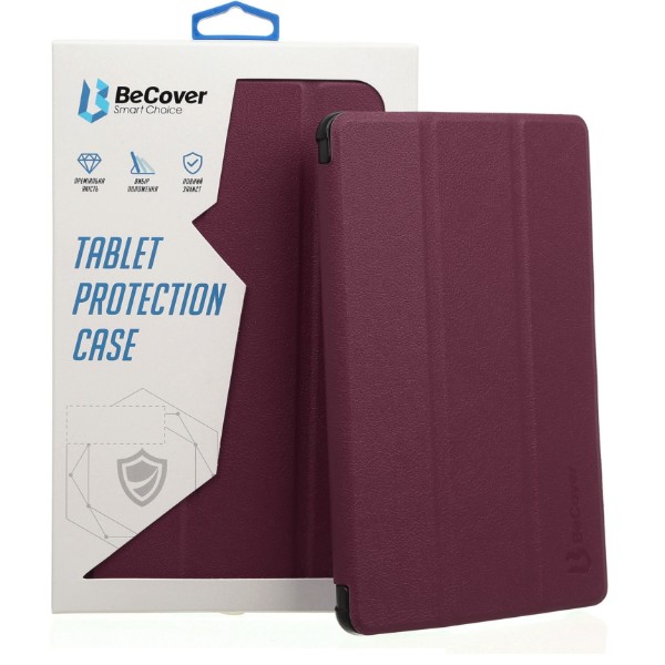 Фото - Чехол для планшета BeCover Smart for Samsung Galaxy Tab S7+ SM-T970/SM-T975 Red Wine (705229)
