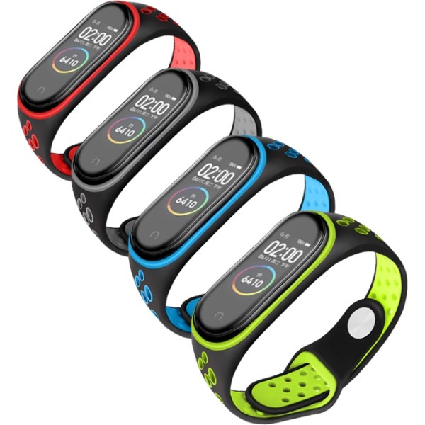 Фото - Ремешок для фитнес-браслета BeCover Nike Style for Xiaomi Mi Smart Band 5 комплект 4 шт. (705334)