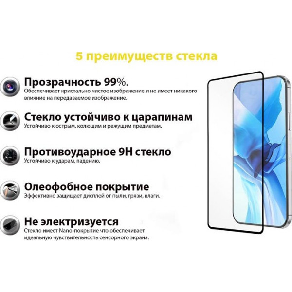 Фото - Защитное стекло для смартфона BeCover Premium for Nokia 2.4 Black (705383)