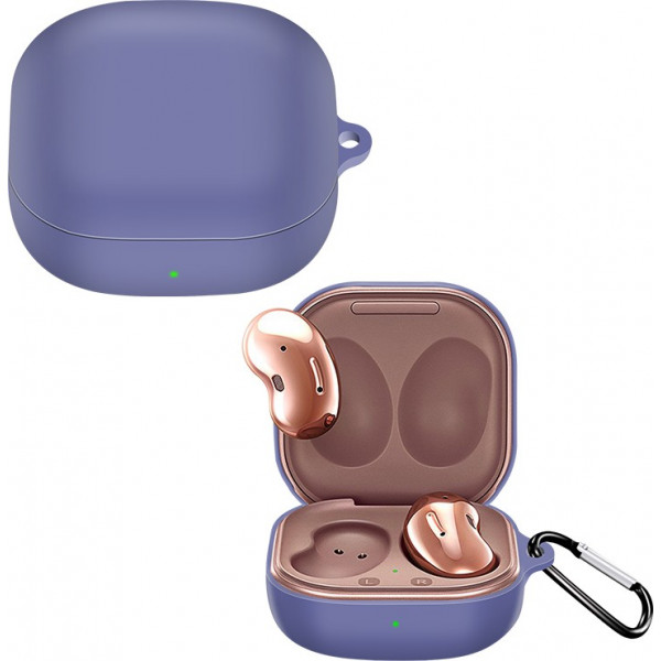 Фото - Чохол для навушників BeCover Silicon for Samsung Galaxy Buds Live Purple (705411)