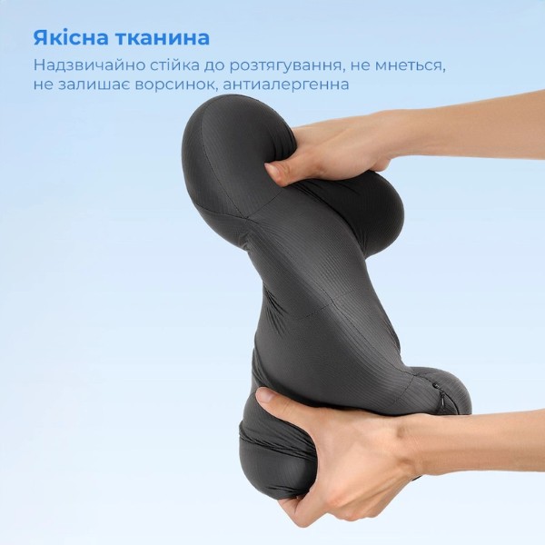Фото - Автомобільна подушка на підголівник Baseus ComfortRide Series Car Cooling Headrest Cluster Black (C20036402111-00)
