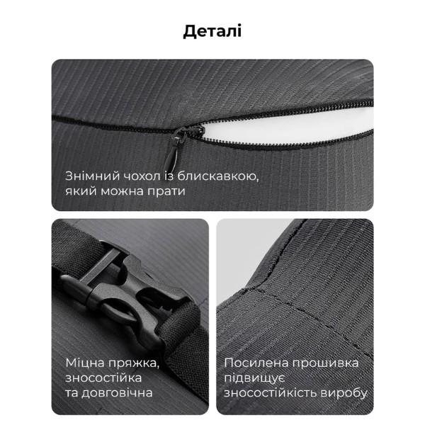 Фото - Автомобільна подушка на підголівник Baseus ComfortRide Series Car Cooling Headrest Cluster Black (C20036402111-00)