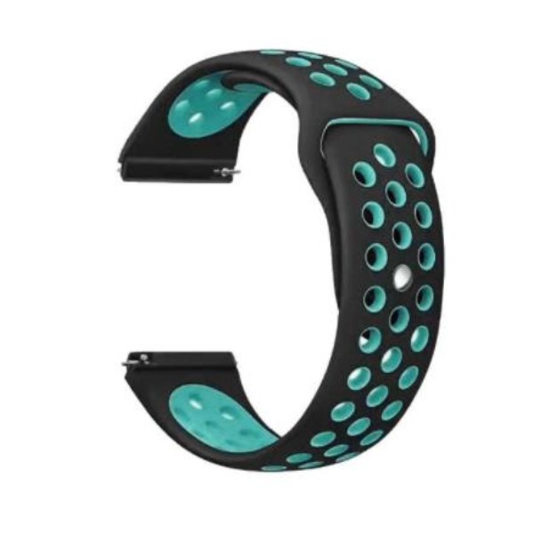 Фото - Ремешок для смарт-часов BeCover Nike Style for Xiaomi Amazfit Bip/Bip Lite/Bip S Lite/GTR 42mm/GTS/TicWatch S2/TicWatch E Black-Blue (705701)
