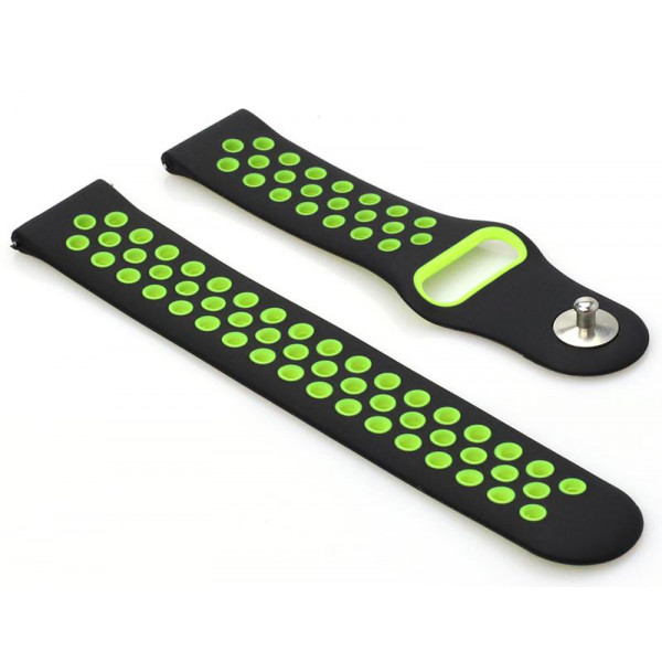Фото - Ремінець для смарт-годинника BeCover Nike Style for Huawei Watch GT 2 42 mm Black-Green (705721)