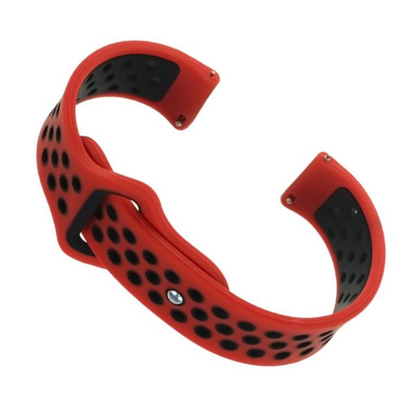 Фото - Ремінець для смарт-годинника BeCover Nike Style for Samsung Galaxy Watch/Active/Active 2/Watch 3/Gear S2 Classic/Gear Sport Red-Black (705700)
