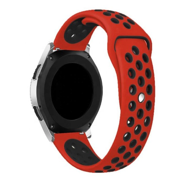 Фото - Ремінець для смарт-годинника BeCover Nike Style for Samsung Galaxy Watch/Active/Active 2/Watch 3/Gear S2 Classic/Gear Sport Red-Black (705700)