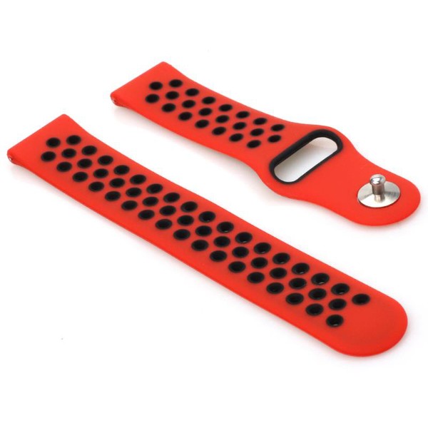 Фото - Ремінець для смарт-годинника BeCover Nike Style for Samsung Galaxy Watch/Active/Active 2/Watch 3/Gear S2 Classic/Gear Sport Red-Black (705700)