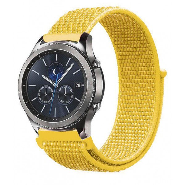Фото - Ремінець для смарт-годинника BeCover Nylon Style for Huawei Watch GT 2 42mm Yellow (705845)