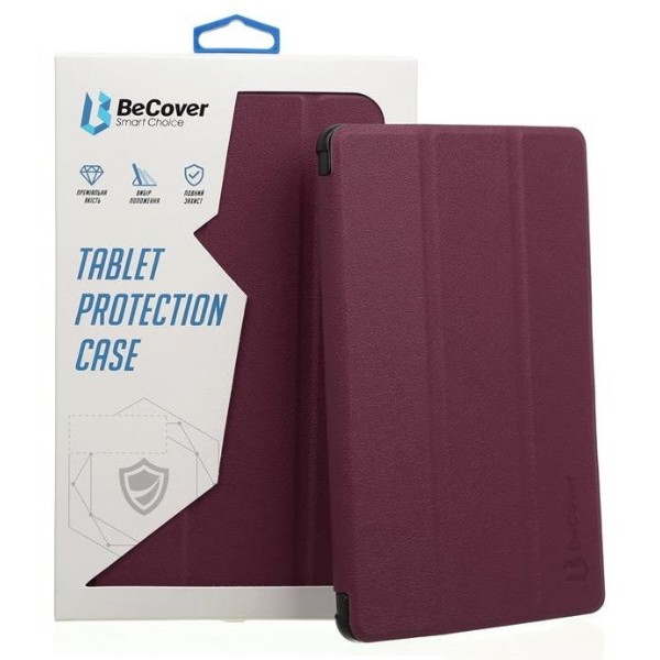 Фото - Чехол для планшета BeCover Smart for Lenovo Tab M10 HD 2nd Gen TB-X306 Red Wine (705974)