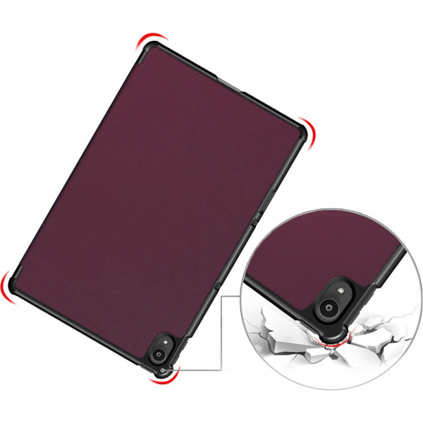 Фото - Чохол для планшету BeCover Smart Case for Lenovo Tab P11 TB-J606 Red Wine (706095)