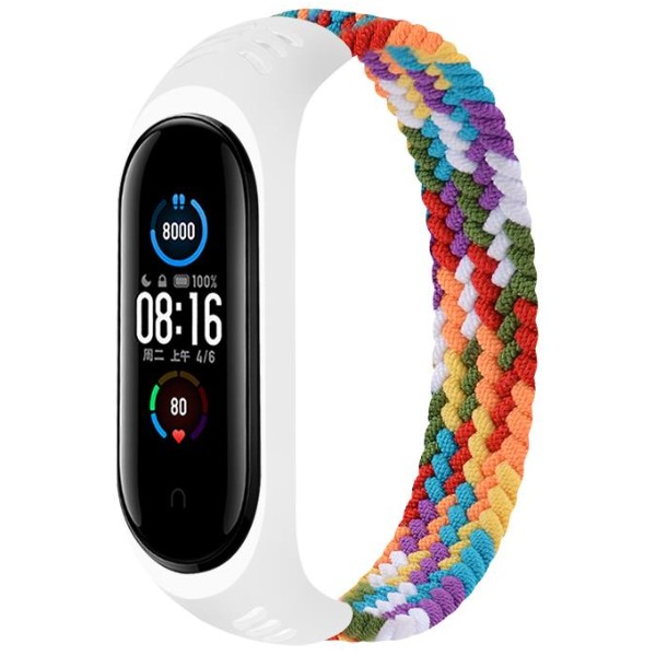 Фото - Ремінець для фітнес-браслету BeCover Elastic Nylon Style for Xiaomi Mi Smart Band 5/Mi Smart Band 6 Size L Rainbow (706165) Фото - Ремінець для фітнес-браслету BeCover Elastic Nylon Style for Xiaomi Mi Smart Band 5/Mi Smart Band 6 Size L Rainbow (706165)