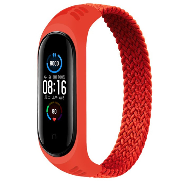 Фото - Ремінець для фітнес-браслету BeCover Набір 4 кольори Elastic Nylon Style BeCover для Xiaomi Mi Smart Band 5 / Mi Smart Band 6 (Size L) Girl (706500)
